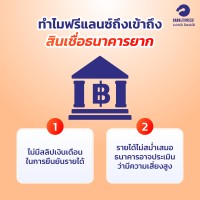  ทำไมฟรีแลนซ์ถึงเข้าถึงสินเชื่อธนาคารยาก