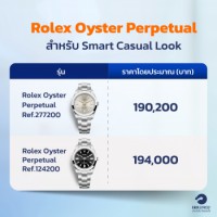  vRolex Oyster Perpetual สำหรับ Smart Casual Look 